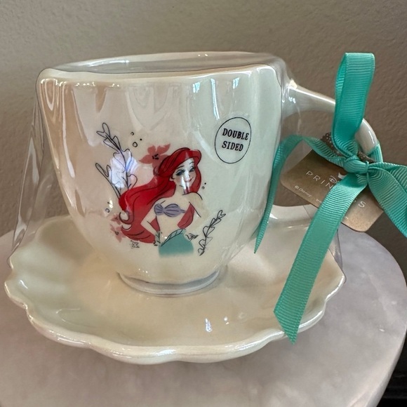 Rae Dunn Other - Rae Dunn x Disney Princess Ariel cup and saucer set NWT